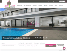 Tablet Screenshot of pinkrealestate.pt